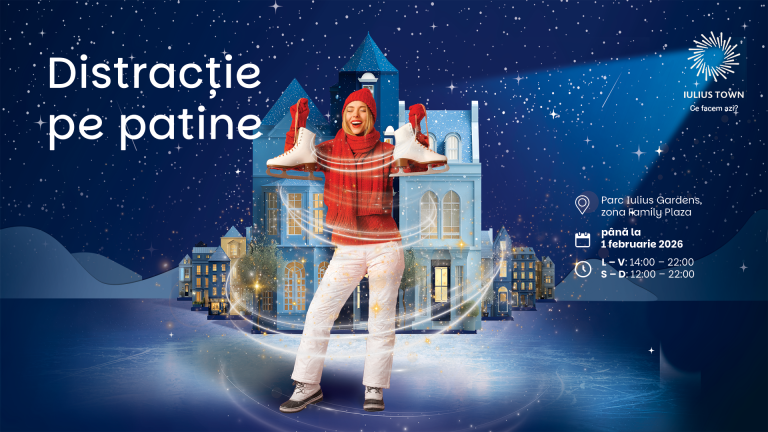 Distracție pe patine revine în parcul Iulius Gardens Timișoara